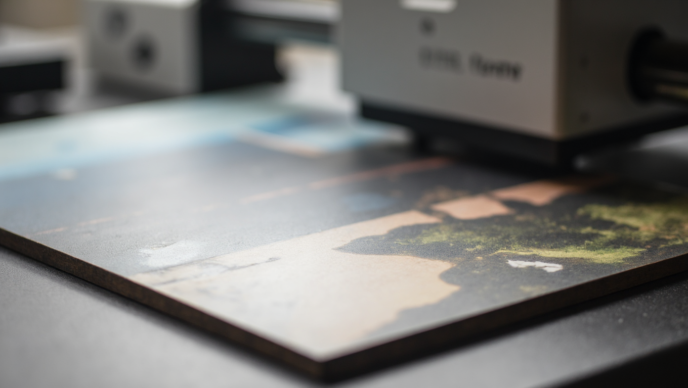 Retail signage set with acrylic letters, vinyl graphics, and backlit signage